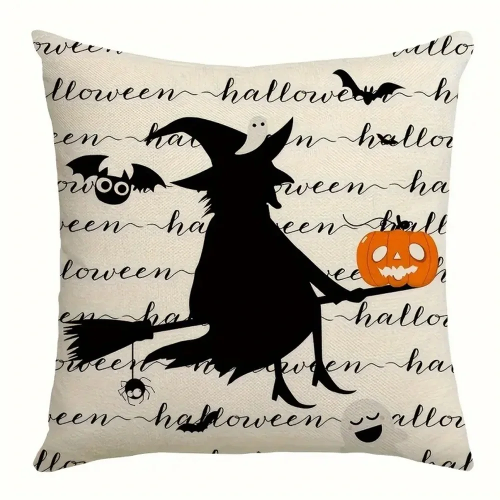 4pc Halloween Decorative Pillowcases 18x18